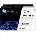 HP CF226X Negro Pack de 2 Cartuchos de Toner Originales - 26X