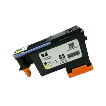 Compatible Cabezal de Impresión HP 88 Negro / Amarillo C9381A