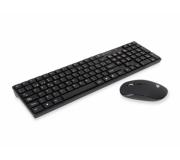 Conceptronic Orazio Pack Teclado Inalambrico + Raton Inalambrico 1600dpi - Teclas táctiles suaves - Color Negro