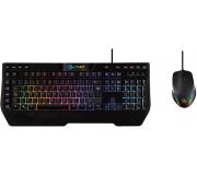 Talius Storm V2 Pack Gaming Raton USB 4800dpi - 6 botones + Teclado USB - 19 Teclas Anti-Ghosting - Iluminación RGB - Cable de 1.8m