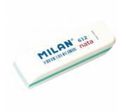 Milan Nata 612 Goma de Borrar - Plastico suave - Versatil - No abrasiva - Pedido mínimo 12 uds (solo múltiplos de 12)