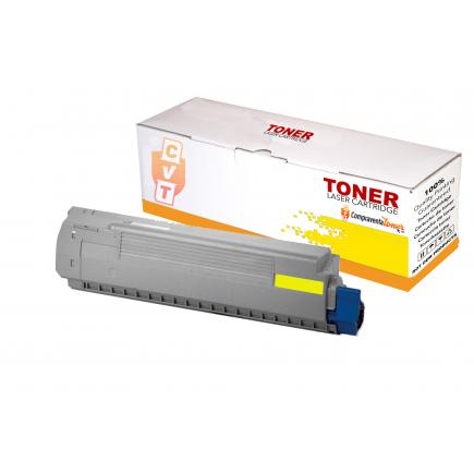 Compatible OKI C833 / C843 Amarillo (10.000 Pág.) Cartucho de Toner 46443101