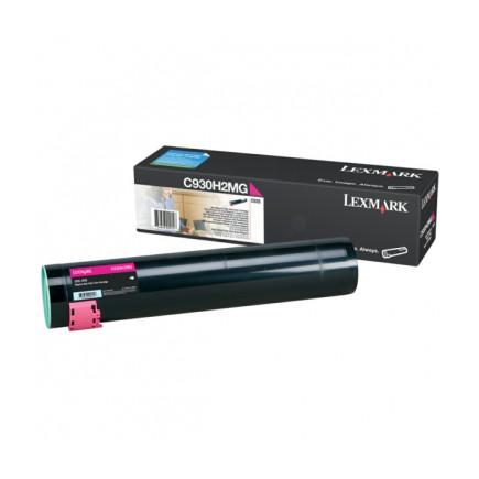 Toner original Magenta C930H2MG Lexmark C930 / C935 24000 páginas