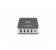 3GO ALMUSB5CQC Alimentador Hogar 40W USB Qualcomm QC2.0 5 Puertos (1xQC + 3xUSB + 1xType-C)
