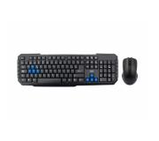 3GO COMBODRILEW2 Combo Raton + Teclado Multimedia USB Inalambricos Drile Negro