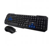 3Go Drile Pack USB Teclado Multimedia + Raton 3 Botones - Uso Ambidiestro