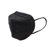 Agrupacion Salud Mascarillas FFP2 NR Clip Nasal Ajustable, Homologadas CE 0161 CAT III, Normativa UNE-EN 149:2001+A1:2009 FFP2, Color Negro