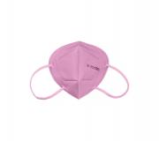 Agrupacion Salud Mascarillas FFP2 NR Clip Nasal Ajustable, Homologadas CE 0161 CAT III, Normativa UNE-EN 149:2001+A1:2009 FFP2, Color Rosa