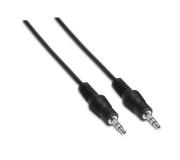 Aisens Cable Audio Estereo - JACK 3.5/M-JACK 3.5/M - 0.3 m - Color Negro