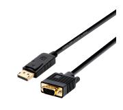 Aisens Cable Conversor Displayport a VGA - DP/M-VGA/M - 2.0m - Color Negro