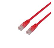Aisens Cable de Red Latiguillo RJ45 Cat.5e UTP AWG24 - 1.0m - 10/100 Mbit/s - Color Rojo