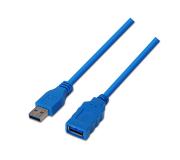 Aisens Cable Extension USB 3.0 - Tipo A Macho a A Hembra - 2.0m - Color Azul