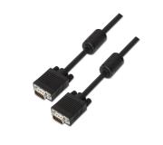 Aisens Cable SVGA con Ferrita - HDB15/Macho-HDB15/Macho - 20m - Color Negro