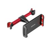 Aisens Soporte Coche Ajustable (1 Pivote) para Reposacabezas para Telefono / Tablet - Color Rojo