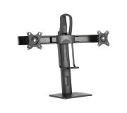 Aisens Soporte de Mesa PRO Contrapeso Giratorio e Inclinable para 2 Monitores (17"-27") - Color Negro