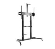 Aisens Soporte de Suelo para TV/Monitor de 60" a 100" - Max 100kg - Ajustable en altura - Movimiento Horizontal y Vertical