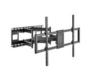 Aisens Soporte PRO Giratorio - Inclinable y Nivelable para Monitor/TV 120kg de 60-120 - Color Negro