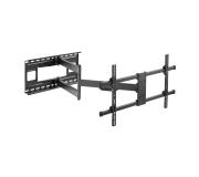 Aisens Soporte PRO Giratorio - Inclinable y Nivelable para Monitor/TV 50kg de 43-80 - Color Negro