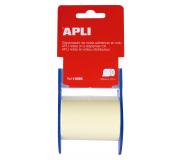 Apli Dispensador Nota Adhesiva Rollo - 60mm x 10m - Facil de Usar - Adhesivo de Calidad - Amarillo