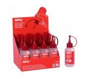 Apli Expositor de 12 Colas de Silicona 100 ml - Sin Metanol - No Instantáneo