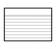 Apli Fichas Rayas Nº1 95x65mm 100U - Ideal para Organizar y Clasificar - Resistente y Duradero - Multicolor