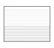 Apli Fichas Rayas Nº5 215x160mm - Resistente y Duradero - Ideal para Organizacion - Blanco y Negro
