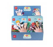 Apli Finger Puppets Expositor de 12 Packs de Marionetas para Dedos - Dos Diseños Disponibles