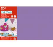 Apli Goma Eva Lila 600x400 - 5 Hojas de Espuma Suave y Flexible