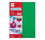 Apli Goma Eva Multicolor A4, 5mm - 4 Hojas Gruesas - Rojo, Amarillo, Verde y Azul