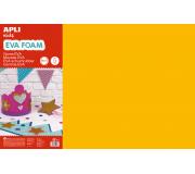 Apli Goma Eva Naranja 600x400 - 5 Hojas de Tamaño Grande y Flexible - Ideal para Manualidades y Decoracion