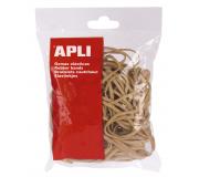 Apli Gomas Elasticas Ø 80 x 5mm - Gran Elasticidad y Resistencia - 100g de Contenido - 70% de Caucho Natural