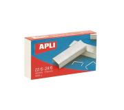 Apli Grapas 22/6 - 24/6 Galvanizadas - Capacidad de Grapado Aprox 20 Hojas - Caja de 1000 Grapas