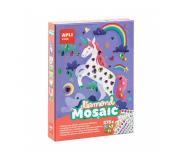 Apli Mosaico Diamante - Completa los Dibujos con Diamantes - 4 Laminas Ilustradas - 276 Diamantes de Diferentes Colores