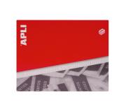 Apli Pack de 100 Sobres Porta Documentos 240 x 140 x 20 mm - Adhesivo en el Dorso - Texto en 3 Idiomas