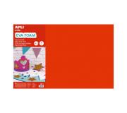 Apli Pack de 5 Goma Eva 600 x 400 mm - Grosor 2 mm - Impermeable - Moldeable al Calor - Color Rojo