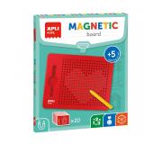 Apli Pizarra Magnetica Fomenta la Concentracion y Promueve el Trabajo Logico-matematico - Tamaño 215 x 12 x 170 mm - Color Rojo