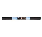 Apli Pizarra Negra Adhesiva Reposicionable - Tamaño 0.5x2m, Grosor 180m - Se Corta Facilmente - Apta para Superficies Lisas y Solidas - Facil de Limpiar - Color Negro