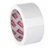 Apli Precinto Basic Pp Acrilico - 48mm x 66m - Resistente al Agua y a la Rotura - Facil de Cortar - Blanco