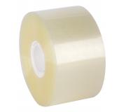 Apli Precinto Compact sin Ruido Pp Acrilico Transparente 50mm x 132m - Facil de Cortar - Adhesivo Fuerte - Resistente al Desgarro - Transparente - Claro, Color: Transparente