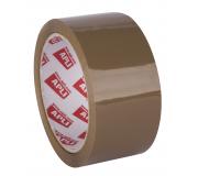 Apli Precinto Premium Pp Solvente - 48mm x 66m - Resistente al Agua y a la Intemperie - Facil de Cortar - Marron