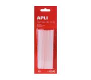 Apli Recambios barras de Cola Termofusible - Ø 7,5 mm x 10 cm - 10 Barras