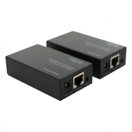 Approx Adaptador de Extensor HDMI a RJ-45 - Soporta HDMI 1.4 - Resolucion HDMI Maxima 1080P/60Hz - Hasta 50m con Cable CAT-6