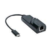 Approx Adaptador USB-C a RJ-45 - Transferencia hasta 1000Mbps - Cable de 19cm
