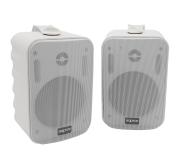 Approx Altavoces Autoamplificados 30W - Rejilla Metalica - 2x RCA, 1x Line - Incluye Soporte de Pared