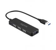 Approx Hub USB 3.0 con 3 Puertos USB 2.0 y 1 Puerto USB 3.0 - Velocidad hasta 5 Gbps - Cable de 15cm