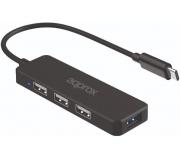 Approx Hub USB-C con 3x USB 2.0 y 1x USB 3.0 - Velocidad hasta 5 Gbit/s