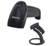 Approx Lector de Codigo de Barras - Indicadores LED - Disparo Manual y Automatico - Soporte Incluido