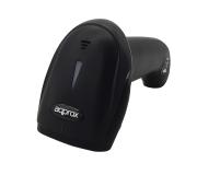 Approx Lector de Codigos de Barras 1D Inalambrico Bluetooth, RF - Indicador LED y Beeper - Velocidad 300 veces x seg. - Autonomia hasta 16h