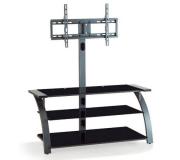 Approx Mueble con Soporte para TV 30"-63" - 3 Estantes de Cristal Templado - Peso Max 60Kg - VESA 600X400mm