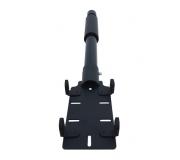 Approx Soporte para Datafono con Brazo Extensible - Longitud 40cm - Zona Engomada y Clips de Sujecion - Gestion de Cables